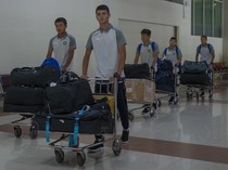 Siap Berlaga di Piala Dunia U-17, Timnas Uzbekistan Tiba di Boyolali