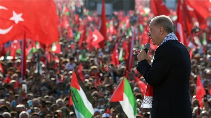 Aksi Solidaritas bagi Palestina di Turki