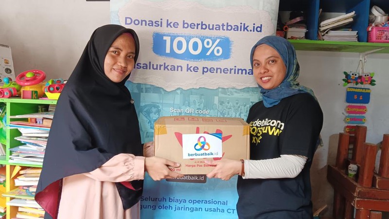 Berbuatbaik.id Salurkan Bantuan ke Rumah Belajar Merah Putih di Jakut