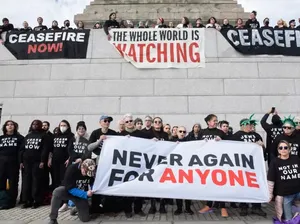 Para Aktivis Yahudi AS Tuntut Gencatan Senjata di Gaza