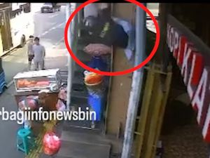 Detik-detik Wanita Tanpa Identitas Jatuh dari JPO di Jatinegara