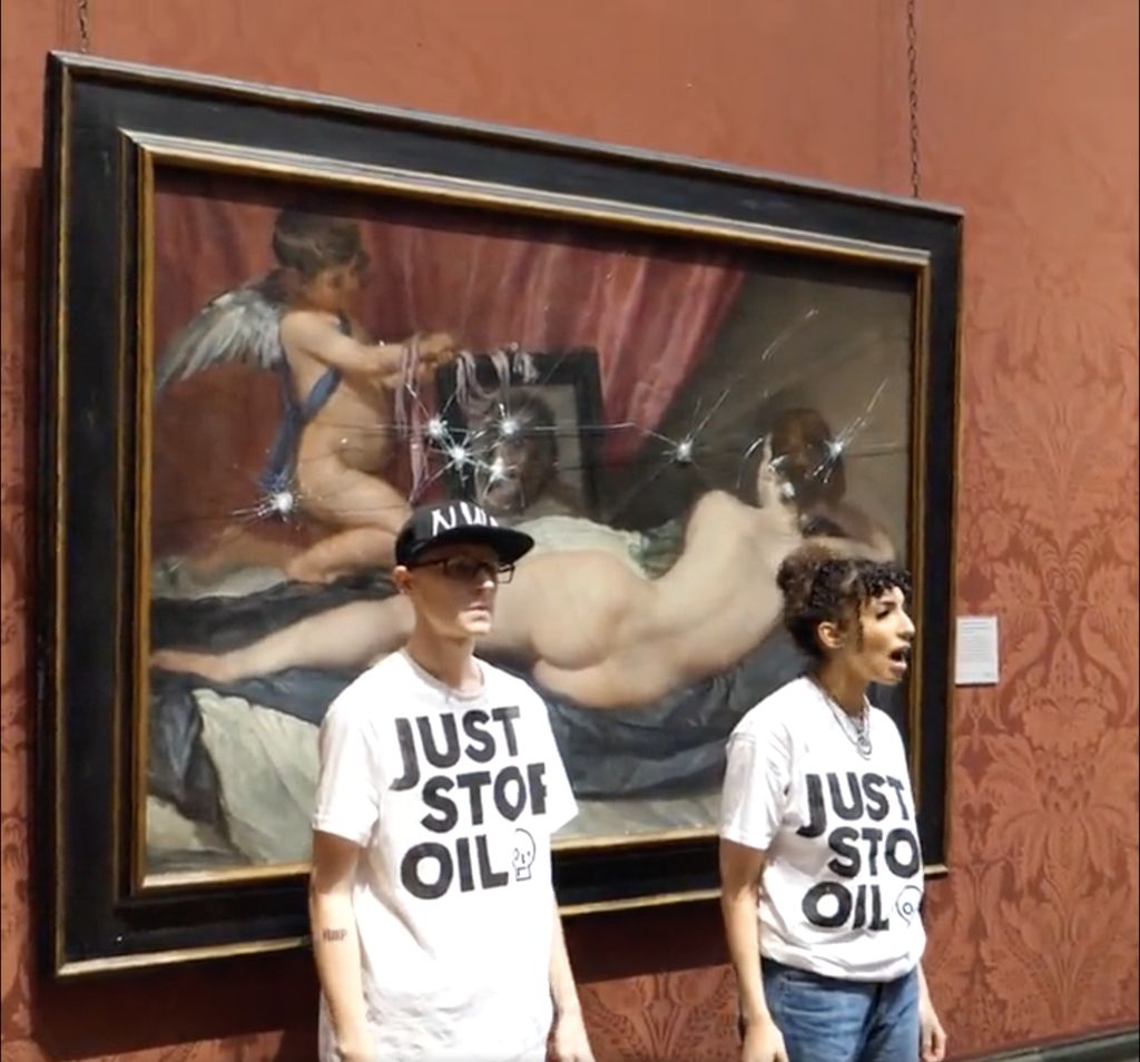 Tangkapan layar akun X Just Stop Oil