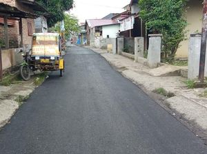 Jalan di Medan Polonia yang Rusak 27 Tahun Akhirnya Diaspal Jalan di Medan Polonia yang Rusak 27 Tahun Akhirnya Diaspal