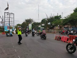Kondisi Lalu Lintas Jalan Jogja-Wonosari Gunungkidul Pagi Ini