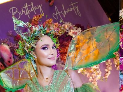 Adu Gaya Cantik Luna Maya & Nia Ramadhani Jadi Peri di Pesta Ultah Ashanty