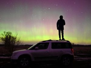 Memotret Keindahan Aurora di Siberia Omsk Rusia