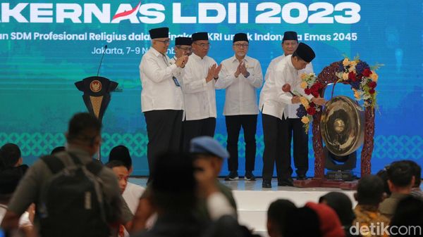 Momen Presiden Jokowi Buka Rakernas LDII 2023