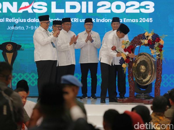 Momen Presiden Jokowi Buka Rakernas LDII 2023