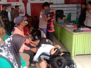 Kala Anggota Geng Motor Munkar Tertunduk di Hadapan Ortu