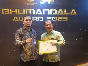 Pemkab Bandung Raih Penghargaan Bhumandala Award 2023 dari BIG