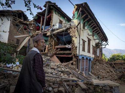 Penampakan Nepal Porak-poranda Setelah Diguncang Gempa Dahsyat