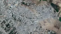 Potret Satelit Gaza Sebelum dan Setelah Dibombardir Israel
