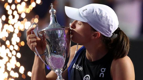 Potret Swiatek Menangi Final WTA, Kembali Jadi Petenis Nomor Satu Dunia