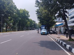 Ada Demo Jelang Putusan MKMK, Jalan Merdeka Barat Ditutup