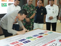 Polres Gresik Ajak Pejabat dan Masyarakat Deklarasi Damai Pemilu 2024