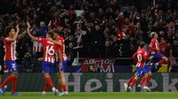 2. Atletico Madrid = 17 gol di fase grup. Foto: OSCAR DEL POZO/AFP