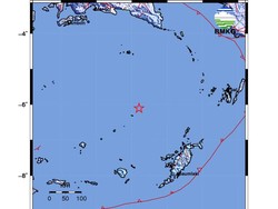 Gempa Kembali Guncang Kepulauan Tanimbar Maluku, Terkini Berkekuatan M 5,3