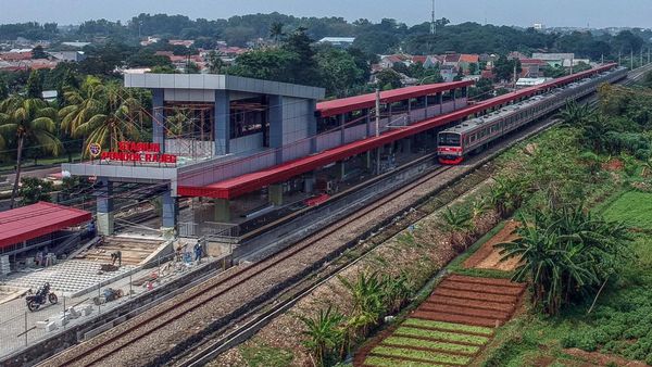 Potret Kondisi Stasiun Pondok Rajeg yang Bakal Diaktifkan Lagi
