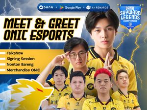 Gratis! DANA & Google Play Gelar Meet and Greet Bareng ONIC Esports