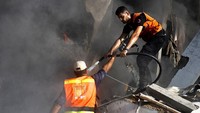 Potret Perjuangan Damkar Palestina di Tengah Perang Hamas vs Israel