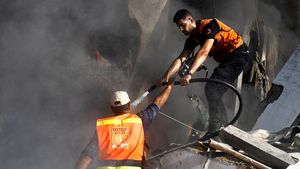 Potret Perjuangan Damkar Palestina di Tengah Perang Hamas vs Israel
