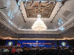 Didampingi Tito-Mahfud Md, Jokowi Hadiri Rakornas Penyeleggara Pemilu