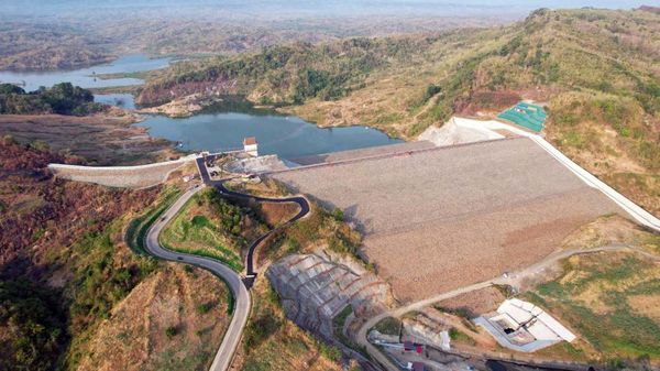 Rampung! Ini Penampakan Bendungan Cipanas