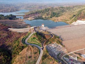 Rampung! Ini Penampakan Bendungan Cipanas