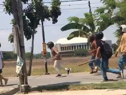 Viral Tawuran Antarpelajar Gegara Futsal di Bojonegoro