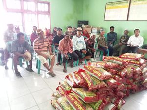 Harga Beras Rp 16 Ribu per Kg, Ratusan Petani Dibantu Benih Padi Harga Beras Rp 16 Ribu per Kg, Ratusan Petani Dibantu Benih Padi