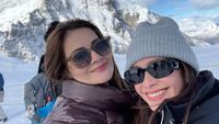 8 Foto Ersa Mayori & Cut Tari Liburan Bareng ke Swiss, Pose Bareng Bak Kembar