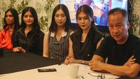 Eks Finalis Miss Universe RI Sambangi Posko Pemilih Prabowo-Gibran