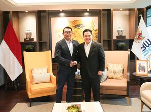 Erick Thohir Posting Bareng RK: Sedang Merencanakan Sesuatu