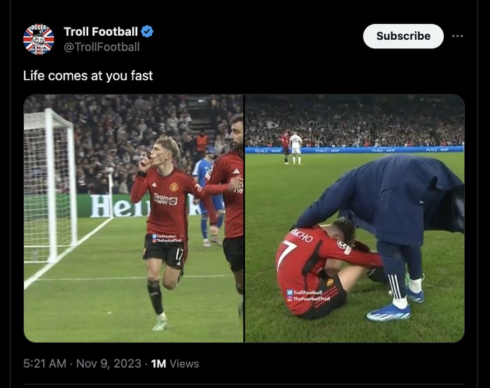 Meme MU lawan Copenhagen