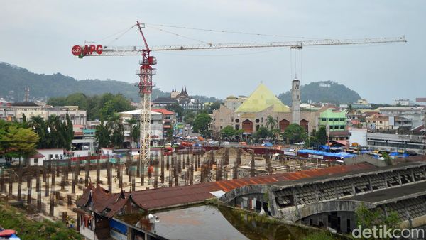 Progres Terkini Pembangunan Pasar Raya Padang