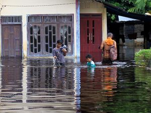 Penampakan Banjir Rendam 19 Desa di Aceh Barat