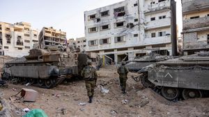Penampakan Pasukan Israel Masuk Jantung Kota Gaza, Tank di Mana-mana