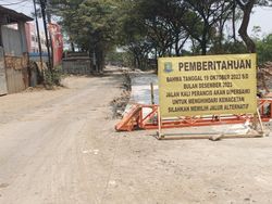 Jl Perancis Kota Tangerang Diperbaiki Per Lajur, Awas Macet!