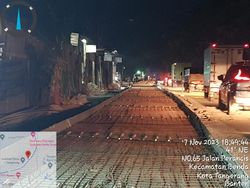 Progres Pembangunan Jl Raya Perancis Kota Tangerang Sudah 30%