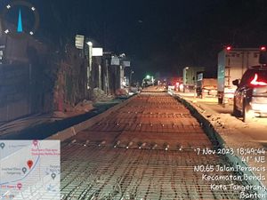 Progres Pembangunan Jl Raya Perancis Kota Tangerang Sudah 30% Progres Pembangunan Jl Raya Perancis Kota Tangerang Sudah 30%