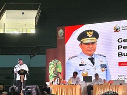 Geramnya Pj Gubernur Sulsel Mic Bermasalah Saat Sambutan di Depan Forkopimda