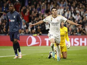 Real Madrid Vs Braga: Lunin Gagalkan Penalti, Los Blancos Unggul 1-0 Real Madrid Vs Braga: Lunin Gagalkan Penalti, Los Blancos Unggul 1-0