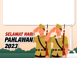 25 Twibbon Hari Pahlawan 10 November 2023, Yuk Share di Medsos!