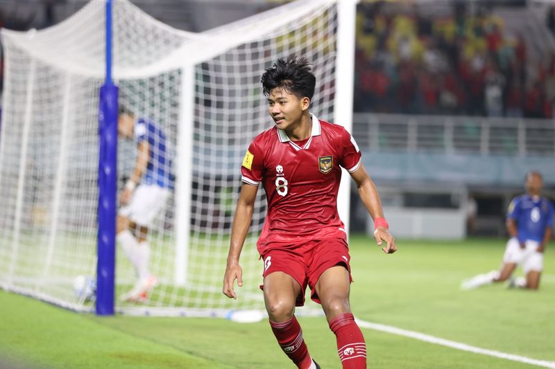 Arkhan Kaka berhasil menyumbang gol untuk Timnas Indonesia U-17 di Piala Dunia U-17.