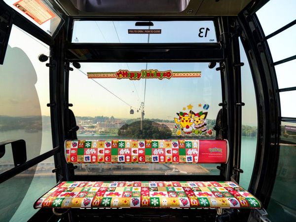 Gemasnya Cable Car Pokemon di Pulau Sentosa!