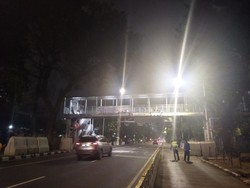 Demo Tolak Konser Coldplay Bubar, Lalin Patung Kuda Kembali Normal