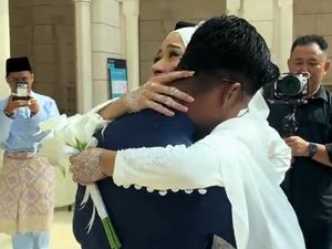 Viral Pria Peluk Erat Pengantin Wanita Saat Menikah, Ini Cerita di Baliknya