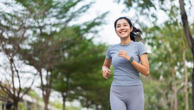 Ilustrasi Lari Pagi dan Olahraga