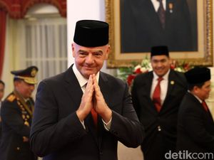 Gianni Infantino Merasa Terhormat dapat Penghargaan dari Jokowi