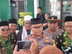 Jelang Pemilu, Polisi Ajak Santri Ponpes Indramayu Jaga Kondusifitas